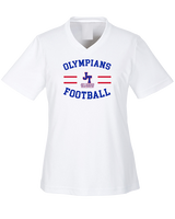 Jim Thorpe Football Curve - Womens Performance Shirt