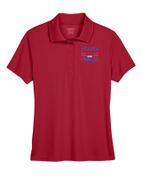 Jim Thorpe Football Curve - Womens Polo