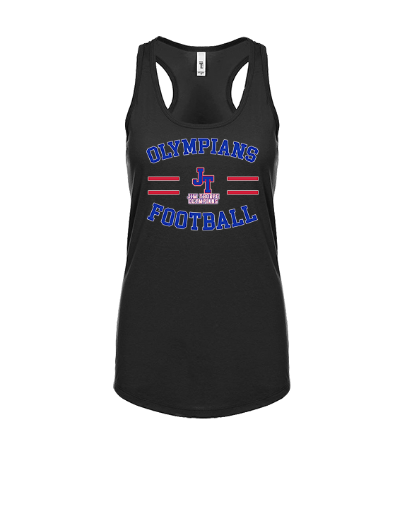 Jim Thorpe Football Curve - Womens Tank Top