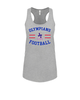 Jim Thorpe Football Curve - Womens Tank Top