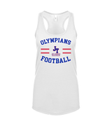Jim Thorpe Football Curve - Womens Tank Top