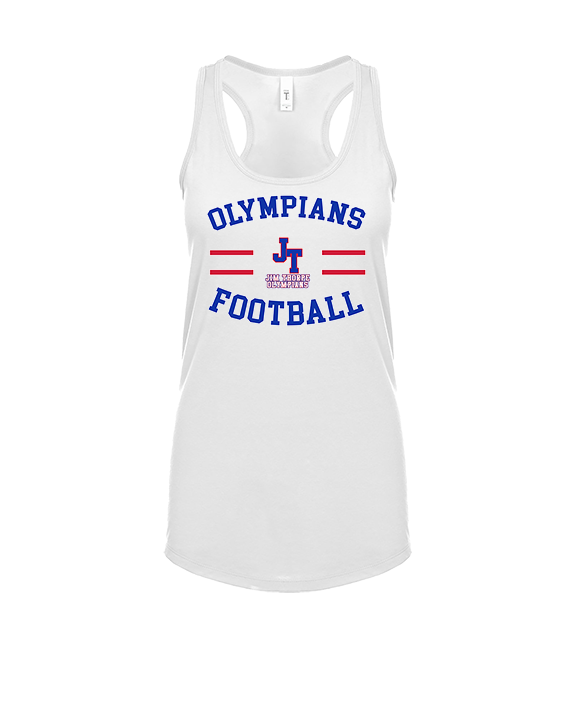 Jim Thorpe Football Curve - Womens Tank Top