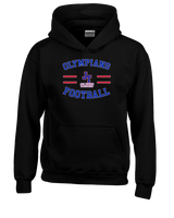 Jim Thorpe Football Curve - Youth Hoodie