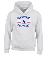 Jim Thorpe Football Curve - Youth Hoodie