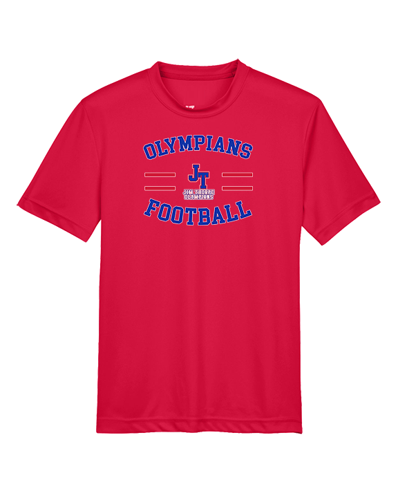 Jim Thorpe Football Curve - Youth Performance Shirt