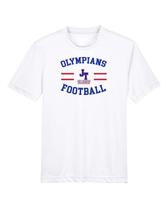 Jim Thorpe Football Curve - Youth Performance Shirt