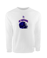 Jim Thorpe Football Helmet - Crewneck Sweatshirt