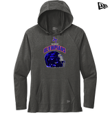 Jim Thorpe Football Helmet - New Era Tri-Blend Hoodie