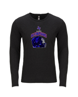Jim Thorpe Football Helmet - Tri-Blend Long Sleeve