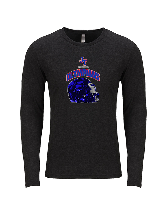 Jim Thorpe Football Helmet - Tri-Blend Long Sleeve