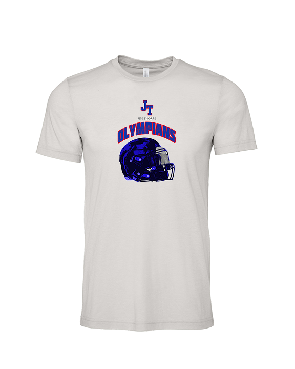 Jim Thorpe Football Helmet - Tri-Blend Shirt