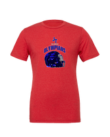 Jim Thorpe Football Helmet - Tri-Blend Shirt