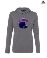 Jim Thorpe Football Helmet - Womens Adidas Hoodie