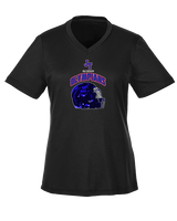 Jim Thorpe Football Helmet - Womens Performance Shirt