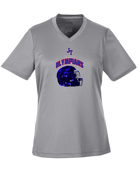 Jim Thorpe Football Helmet - Womens Performance Shirt