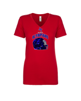 Jim Thorpe Football Helmet - Womens Vneck