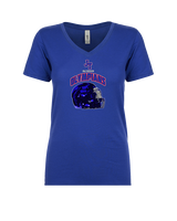 Jim Thorpe Football Helmet - Womens Vneck