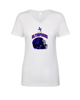 Jim Thorpe Football Helmet - Womens Vneck