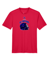 Jim Thorpe Football Helmet - Youth Performance Shirt