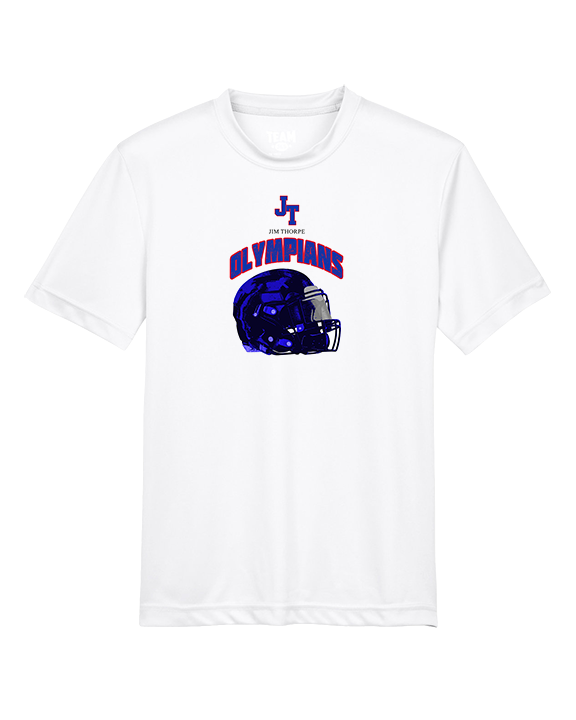 Jim Thorpe Football Helmet - Youth Performance Shirt