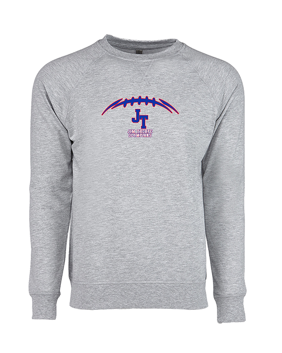 Jim Thorpe Football Laces - Crewneck Sweatshirt