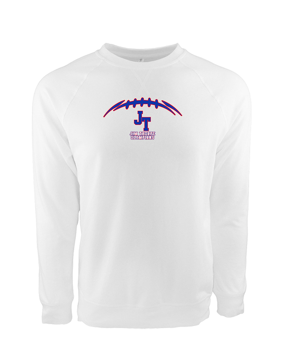 Jim Thorpe Football Laces - Crewneck Sweatshirt