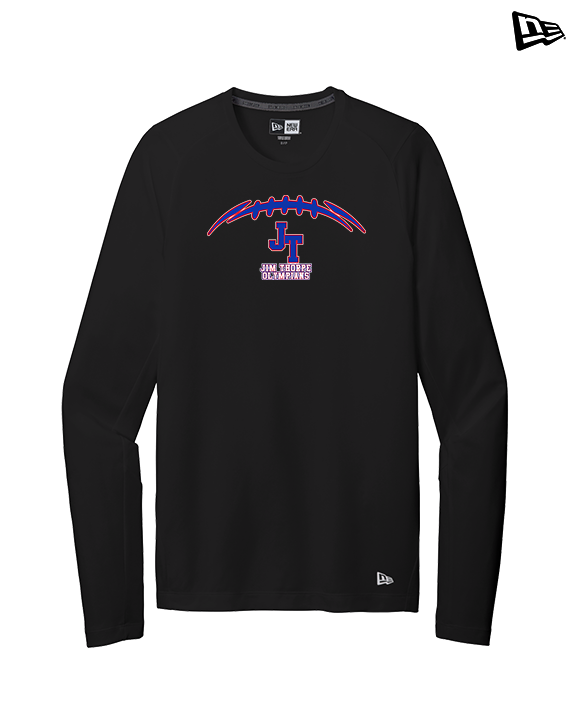 Jim Thorpe Football Laces - New Era Performance Long Sleeve