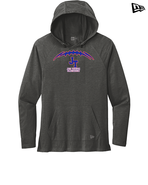 Jim Thorpe Football Laces - New Era Tri-Blend Hoodie