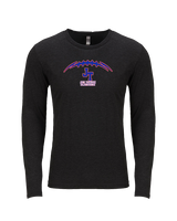 Jim Thorpe Football Laces - Tri-Blend Long Sleeve