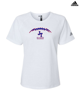 Jim Thorpe Football Laces - Womens Adidas Performance Shirt