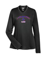 Jim Thorpe Football Laces - Womens Performance Longsleeve