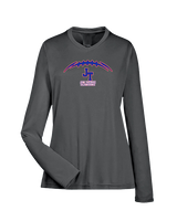 Jim Thorpe Football Laces - Womens Performance Longsleeve