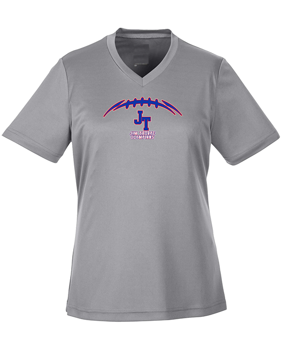 Jim Thorpe Football Laces - Womens Performance Shirt