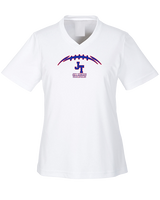 Jim Thorpe Football Laces - Womens Performance Shirt