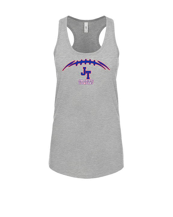 Jim Thorpe Football Laces - Womens Tank Top