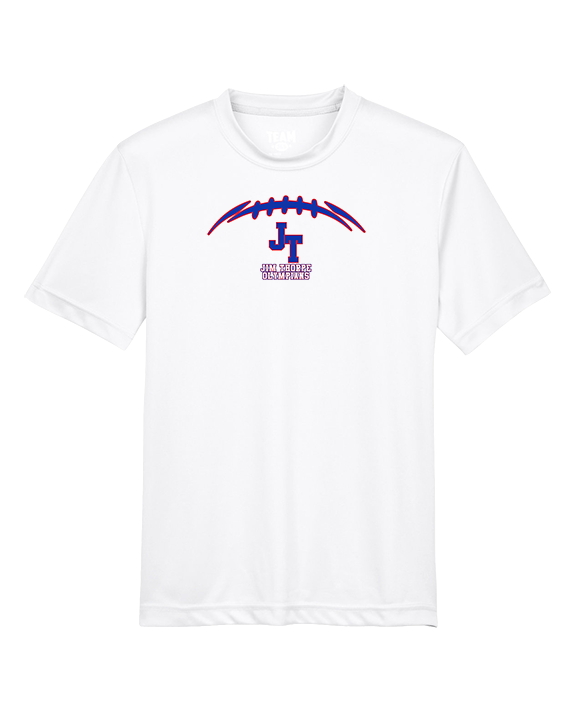 Jim Thorpe Football Laces - Youth Performance Shirt