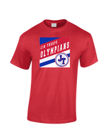 Jim Thorpe Football Square - Cotton T-Shirt
