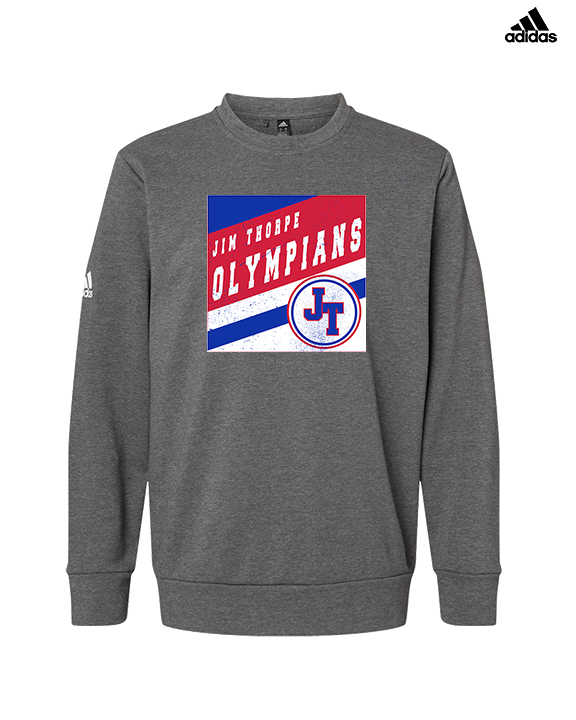 Jim Thorpe Football Square - Mens Adidas Crewneck