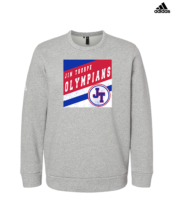 Jim Thorpe Football Square - Mens Adidas Crewneck