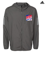 Jim Thorpe Football Square - Mens Adidas Full Zip Jacket