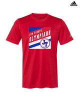 Jim Thorpe Football Square - Mens Adidas Performance Shirt