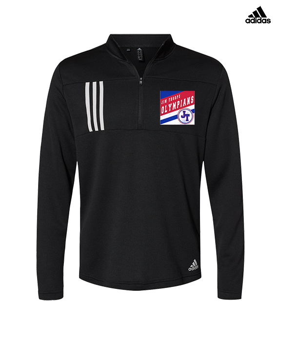 Jim Thorpe Football Square - Mens Adidas Quarter Zip
