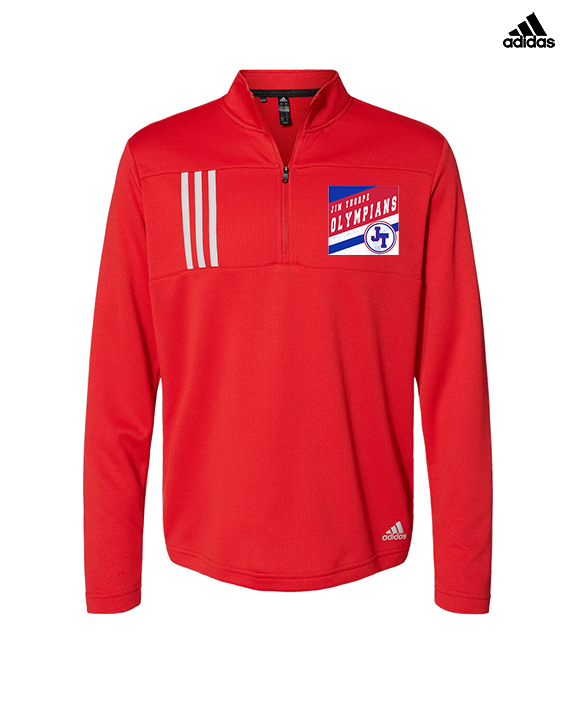 Jim Thorpe Football Square - Mens Adidas Quarter Zip