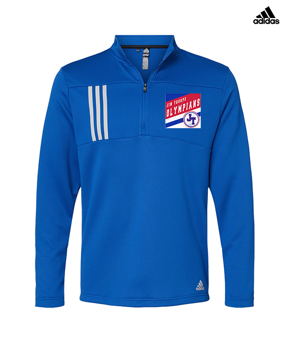 Jim Thorpe Football Square - Mens Adidas Quarter Zip