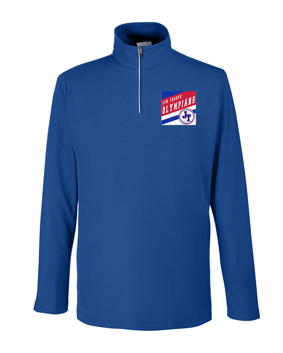 Jim Thorpe Football Square - Mens Quarter Zip