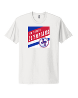 Jim Thorpe Football Square - Mens Select Cotton T-Shirt