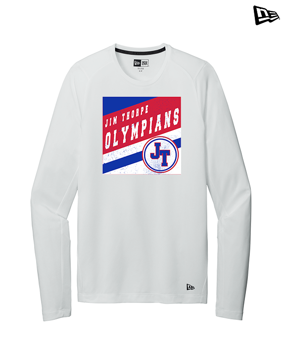 Jim Thorpe Football Square - New Era Performance Long Sleeve