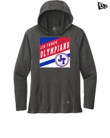 Jim Thorpe Football Square - New Era Tri-Blend Hoodie