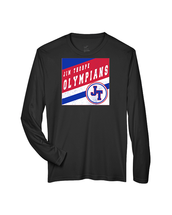 Jim Thorpe Football Square - Performance Longsleeve