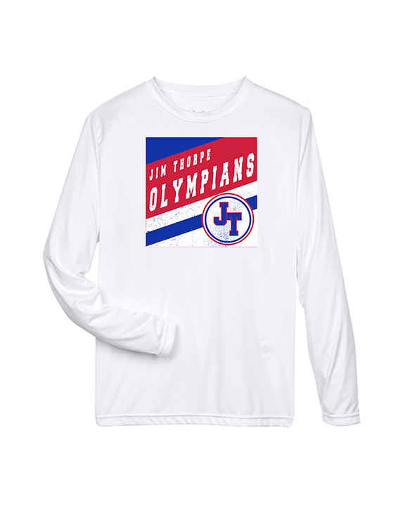 Jim Thorpe Football Square - Performance Longsleeve